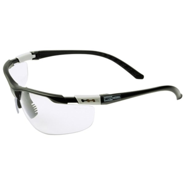 Safety Works Glasses Safety Adj Clear Lens SWX00255
